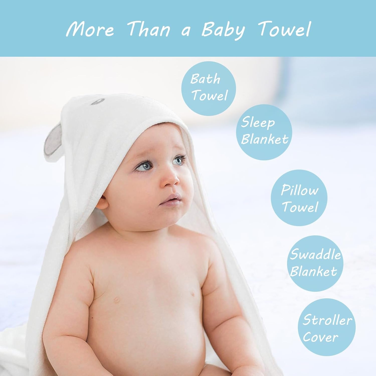 2 Pack Hooded Baby Towels