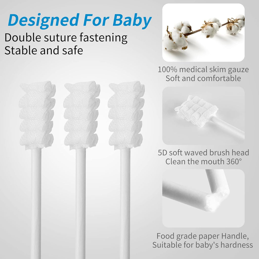 60Pcs Baby Toothbrush Disposable