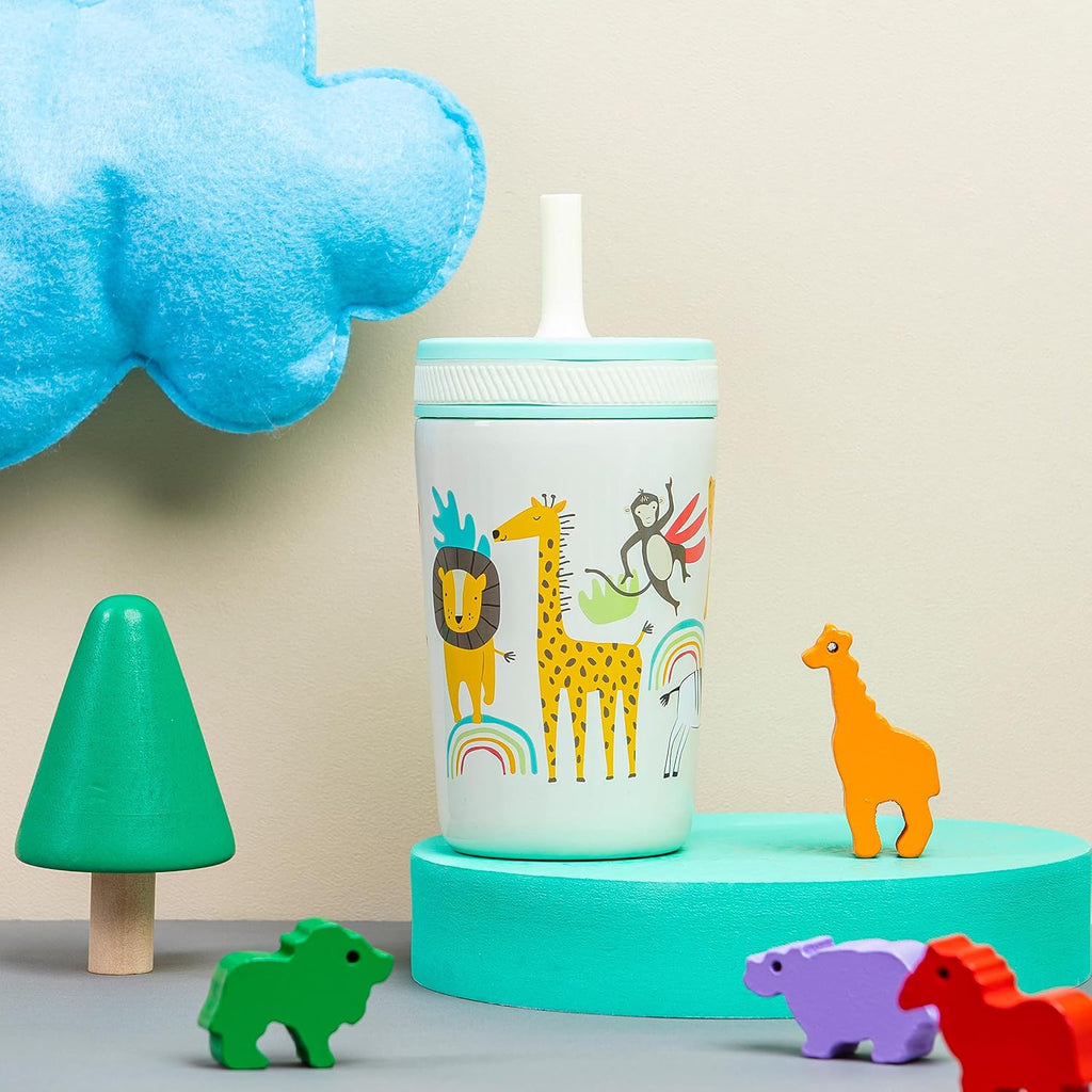 Stainless Steel Leak-Proof Toddler Straw Cup