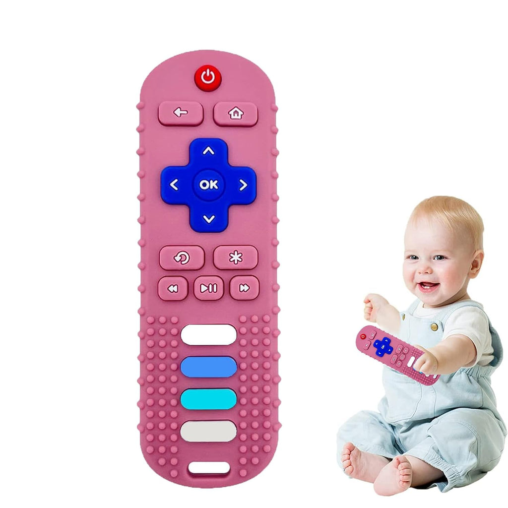 Baby Teething Toys-Tv Remote Control Shape Silicone