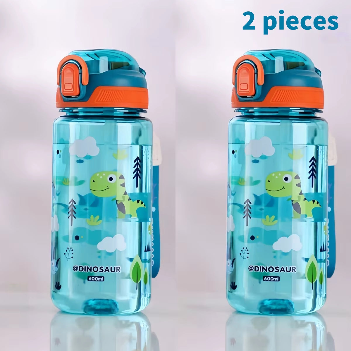 Dinosaur Water Bottle for Kids