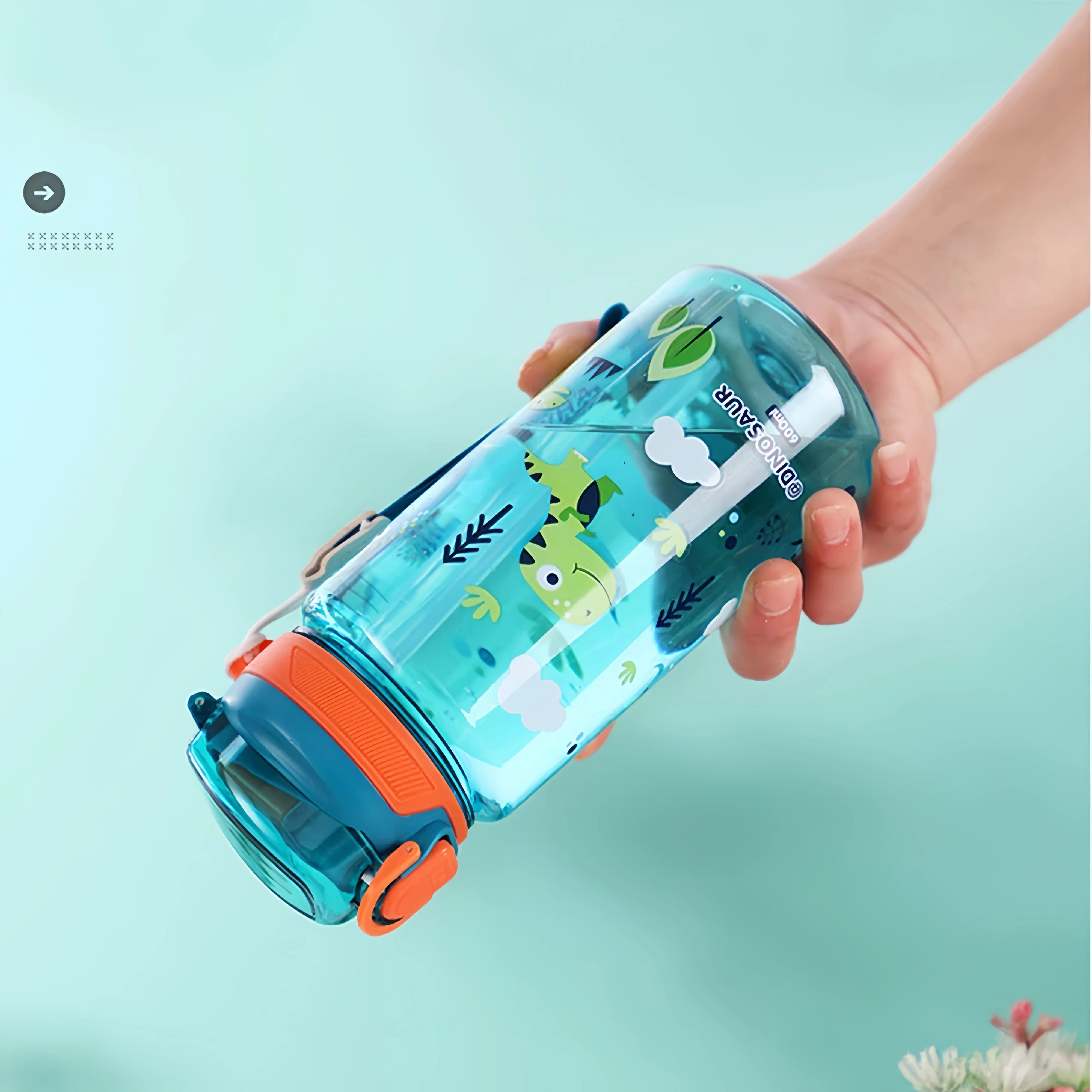 Dinosaur Water Bottle for Kids