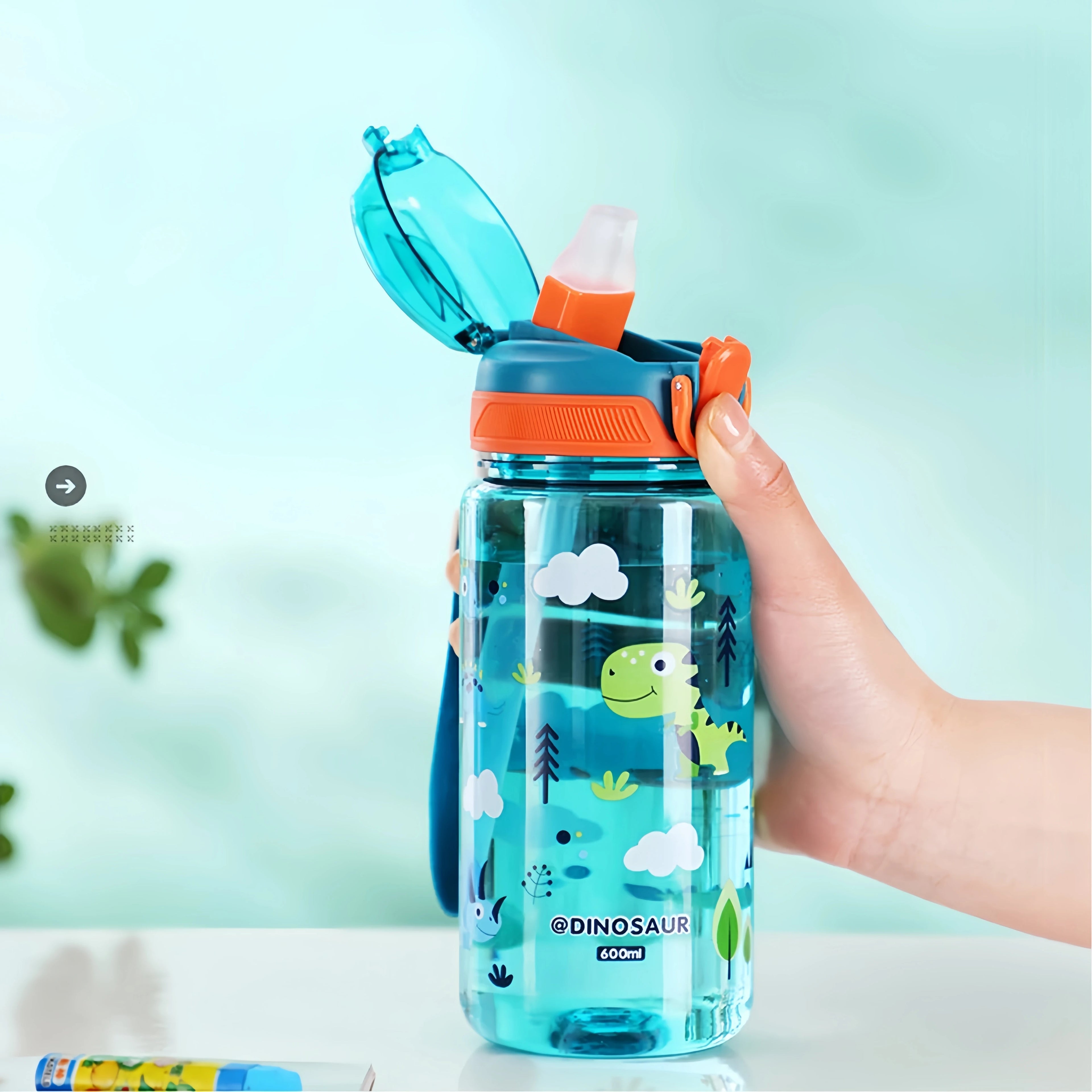 Dinosaur Water Bottle for Kids