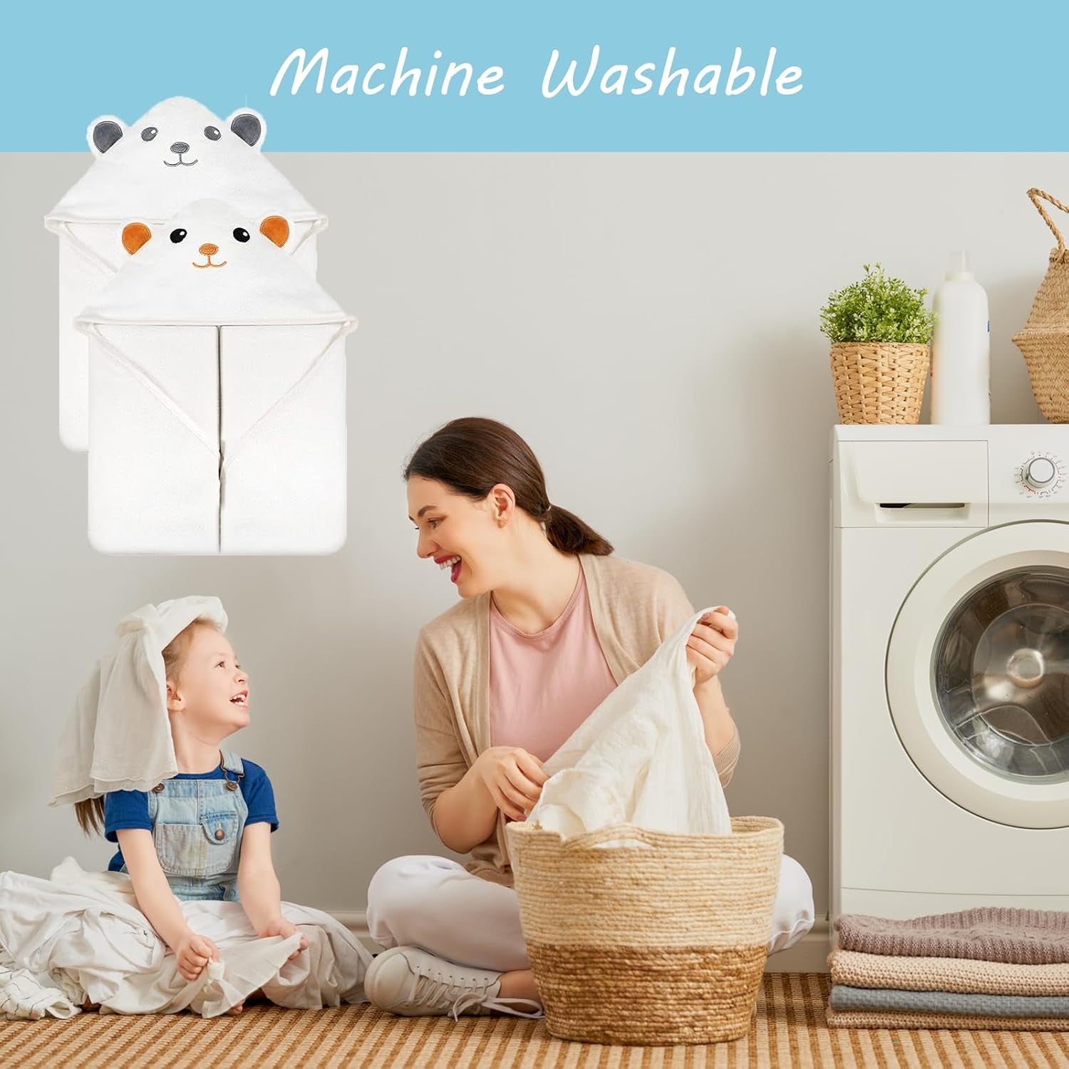 2 Pack Hooded Baby Towels