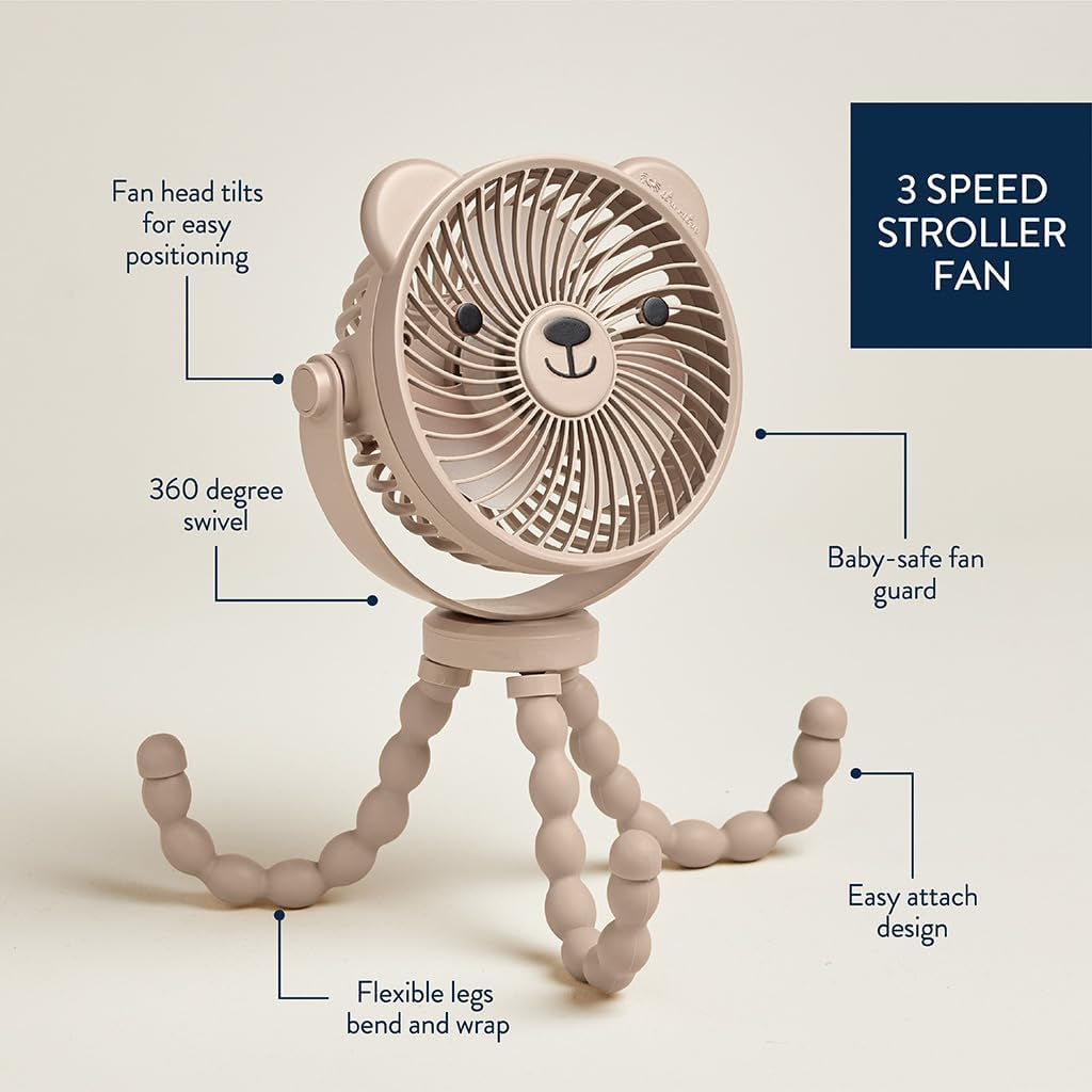 Stroller Rechargeable Fan 